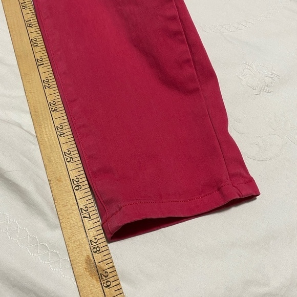 Kensie Jeans Ankle Biter Women's Hot Pink Denim Size 29 - Picture 8 of 9